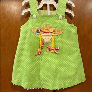 Mulberry Green Polka Dot Dress